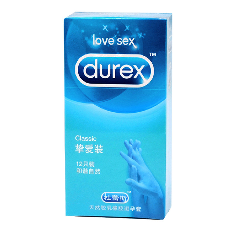 Durex/杜蕾斯 天然胶乳橡胶避孕套 12只