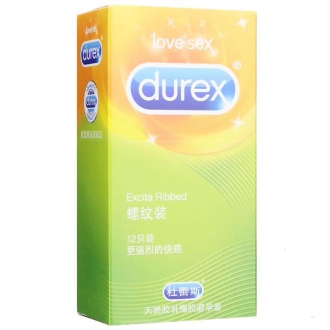 Durex/杜蕾斯 安全套 12只 53mm粉红色